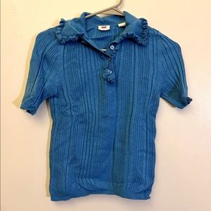 LEVI’S SHORT SLEEVE POLO SWEATER
